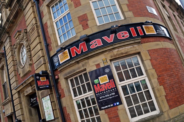 Maveli Restaurant on Glossop Road in the city centre has a five-star rating.