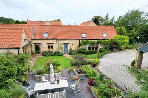 This stunning, four-bedroom barn conversion, on Frithwood Lane in Elmton, is a serene countryside retreat that is on the market for £775,000 with Sheffield-based estate agents Fine & Country.