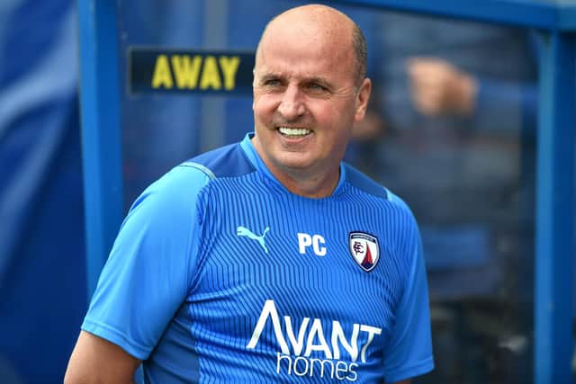Chesterfield manager Paul Cook.