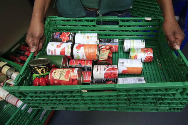 The Trussell Trust has handed out 5,215 emergency food parcels in Chesterfield.