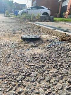 A frustrated homeowner living on a new Chesterfield housing estate has told how residents have been left with unfinished roads and pavements.