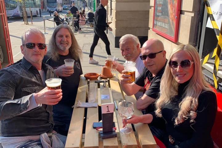 Doncaster people enjoying a pint. From Christopher Coughlan.