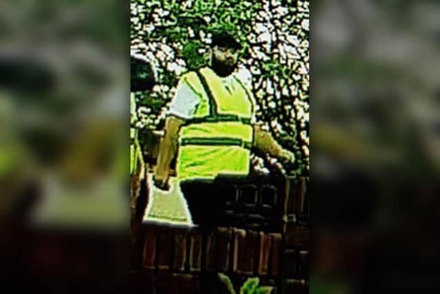 Who is he? Contact police if you know.
