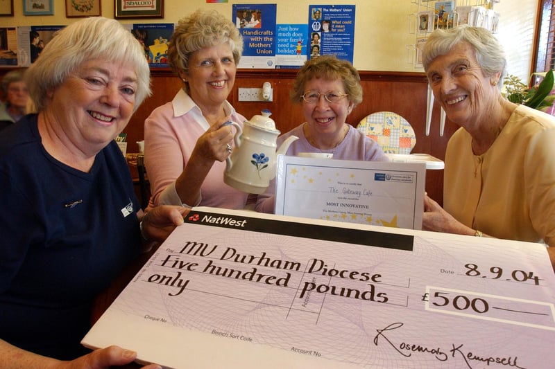 The Gateway cafe in Hebburn was pictured 17 years ago with manageress Irene Neve, and shop volunteers Vivienne Wilson, Dorothy Alder and Marjorie Newsbitt pictured with their Mothers Union award.