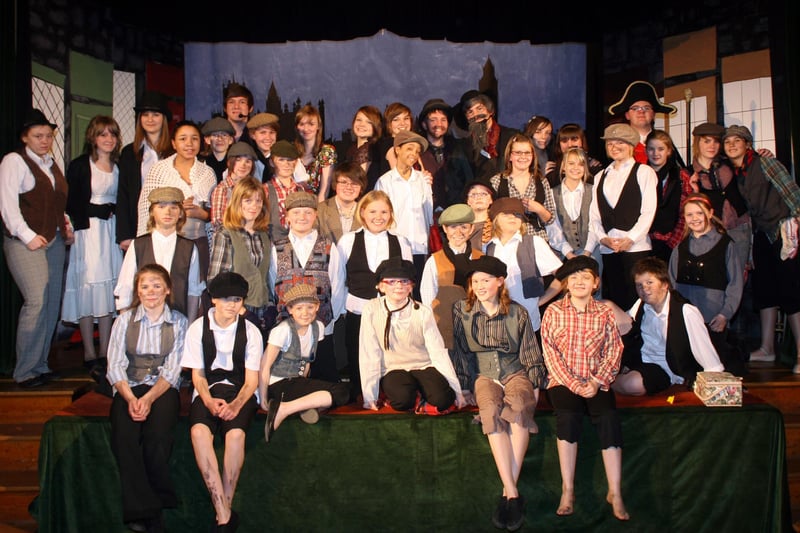 Pupils from Staveley Netherthorpe School present Oliver in 2009. Do you know anyone on the photo?