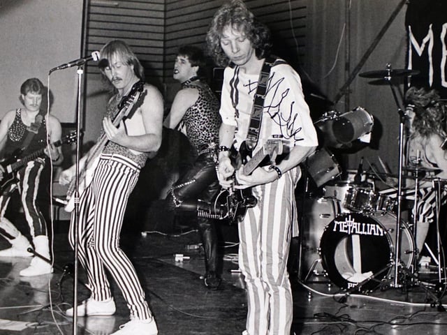 Heanor Live Aid concert November 1985.