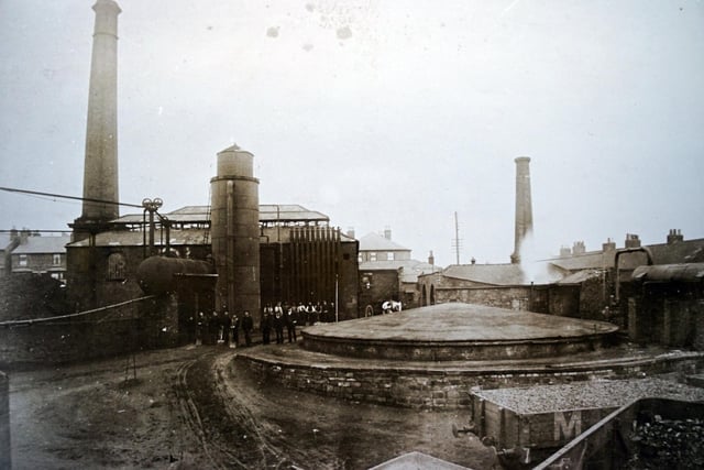Chesterfield gas works  off West Bars around  the turn of the century