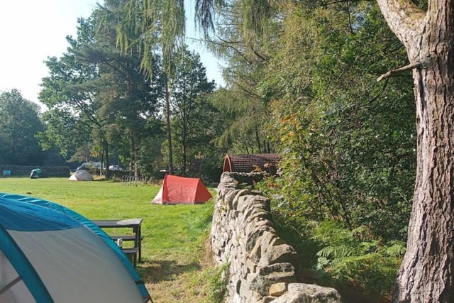 North Lees Campsite, Birley Lane, Hathersage, Hope Valley, S32 1DY. Rating: 4.6/5 (based on 227 Google Reviews). "Beautiful quiet campsite in a perfect location, there are plenty of scenic walks on the doorstop and it's only a 10-15 minute walk from Stanage so therefore ideal for climbers."