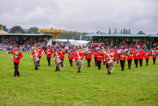 The band of the West Yorkshire Fire and Rescue Service took part in the finale of the event.