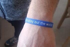 Enry Lynch and Taylor Dinnen grew up with Chesterfield hero Logan Folger and have created these wristbands in his memory.
