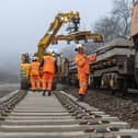 Engineering and construction works have been taking place along the Hope Valley line throughout 2023. (Photo: Network Rail)