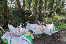 Asbestos was dumped at two sites across the county. Credit: Bolsover District Council