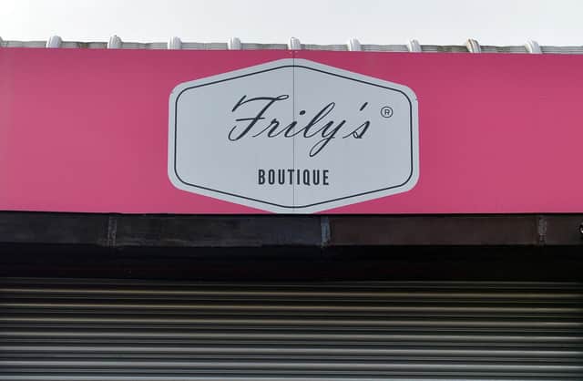 Frilys Boutique in Hasland ceased trading after filing for insolvency last month