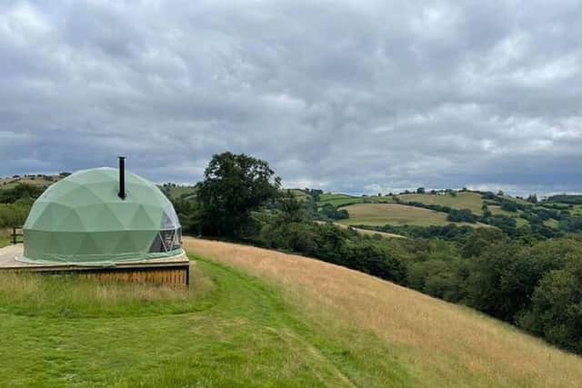The proposed glamping plans for a site off Bent Lane, Darley Dale. Image from Glampitect