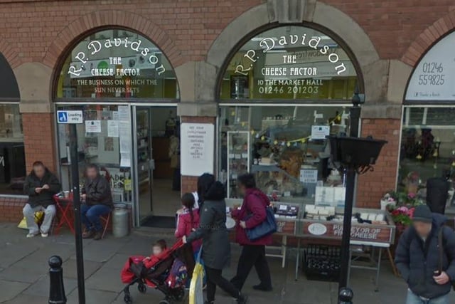 R P Davidson Cheese Factor, 10, Market Hall, Chesterfield, S40 1AR. Rating: 4.7/5 (based on 73 Google Reviews).