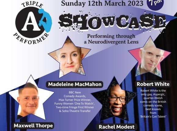 On March 12, the eve of the start of Neurodiversity Celebration Week, the charity will be putting on their showcase launch event at Sheffield’s City Hall which will include a number of neurodivergent performers.