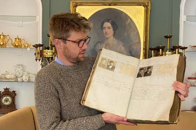 Described by Hansons Auctioneers’ works on paper specialist Jim Spencer as a book of ‘serious importance’, the ledger will be offered in Hansons’ October 19 Library Auction with a guide price of £2,000-£3,000.