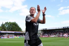 Steve Cotterill, manager of Cheltenham Town. Photo by Dan Istitene/Getty Images