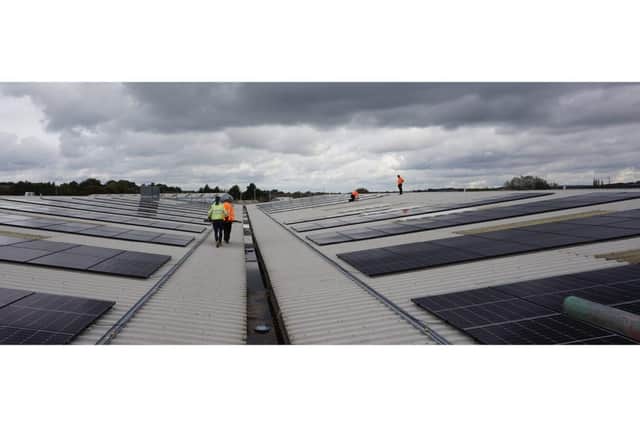 Solar Panel Installation at AVK UK Ltd, Staveley site, Chesterfield