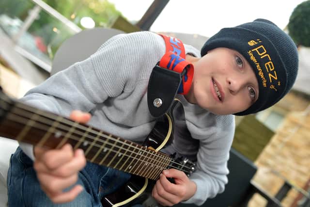 Young singer Presley Lewis, a Year 7 pupil at Dronfield Henry Fanshawe School, will release his first Christmas single on December 3