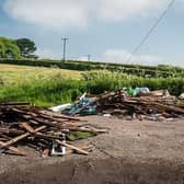 It is believed the fly-tipping happened on or around Wednesday, May 17 at Wood Lane in Shirebrook.