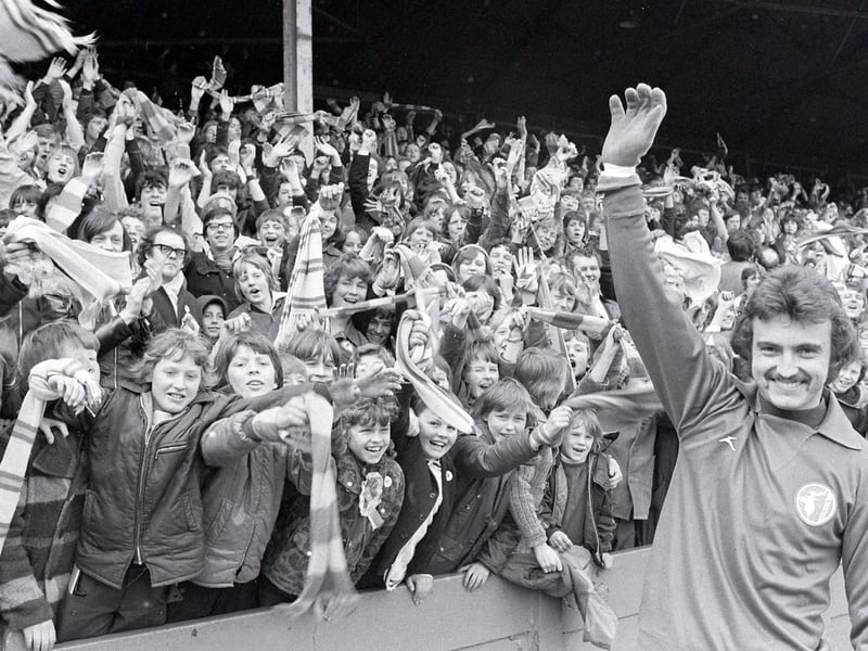 Stags v Northampton - fans with Rod Arnold.
