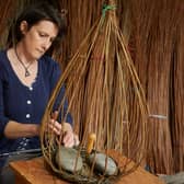 Rachel Evans will showcase her willowcraft at Beechencroft Farm, Ilam (photo: Ian Daisley)