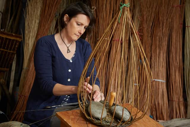 Rachel Evans will showcase her willowcraft at Beechencroft Farm, Ilam (photo: Ian Daisley)