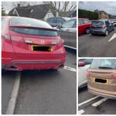 Officers said the poor parking had created “carnage” for other road users.