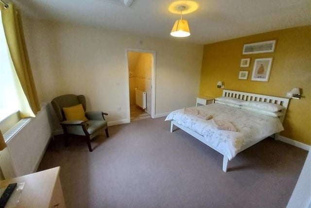 There are five double en-suite bedrooms, one family en-suite room, and three en-suite family rooms  off the garden.