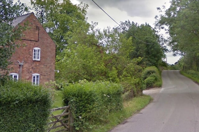 This rural road has a average house price of £999,897.