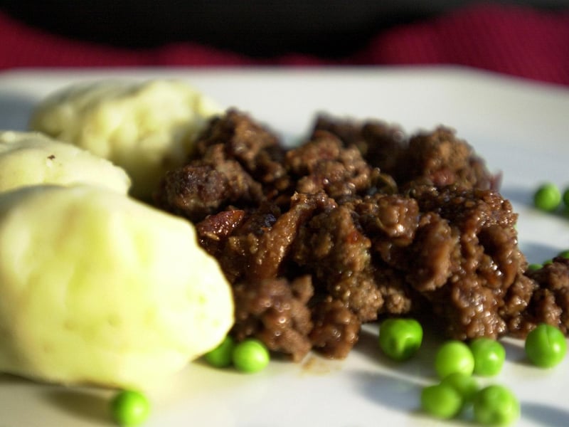 A staple of many a Scottish childhood meal, Corinne Carrie sings the praises of the humble mince and tatties.