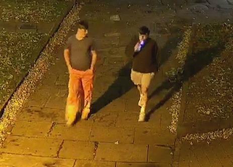 The incident occurred at 12.15am on September 29 in St Mary’s Gate and saw the victim, a man in his 30s, punched to the head. 
As he fell, the victim hit his head on the kerb leaving him with a large cut to his head that left him requiring stitches.
Officers want to speak to the two men pictured who were in the area at the time of the incident.