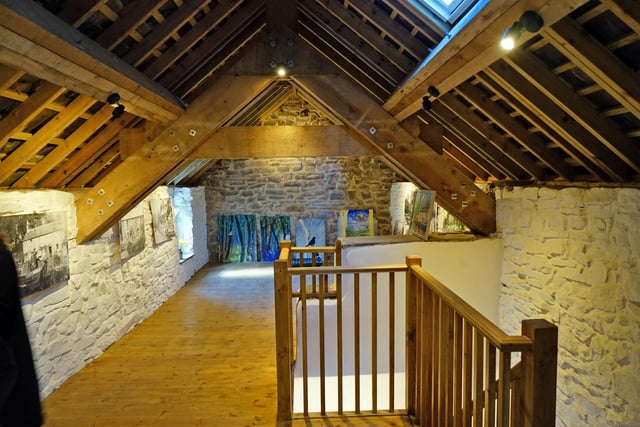 The cottage interior has been transformed into an education and exhibition space.