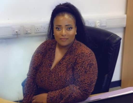 Manager at Goldhill House Sophia Francis goes out with clients to collect the litter every morning.