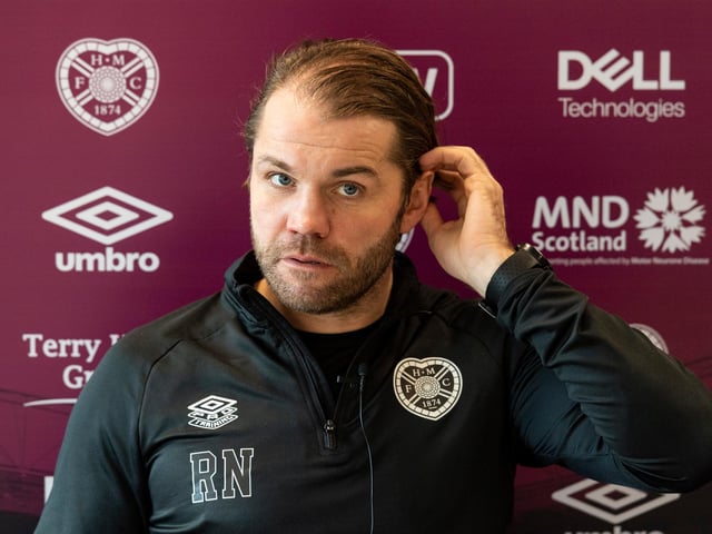 Robbie Neilson has claimed referees just want managers to be robots at the side of the park. The Hearts boss received a yellow card from Willie Collum during his side’s 5-0 loss at Rangers. He said: “The remit now has changed, they just book you for anything. I think they just want you to stand there and be a robot.” (The Scotsman)