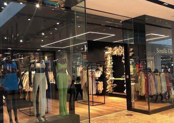 Sheffield-based fashion company Sorelle UK has opened its first store at Meadowhall Shopping Centre. Picture: Meadowhall