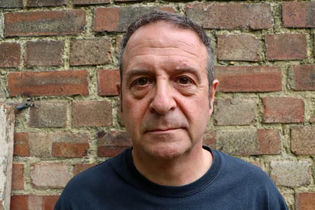 Political comedian Mark Thomas tours his new live show, Black & White, to Bakewell Town Hall on October 8, 2022.