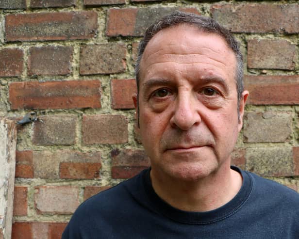 Political comedian Mark Thomas tours his new live show, Black & White, to Bakewell Town Hall on October 8, 2022.
