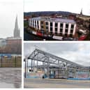 New offices are under construction at Chesterfield Waterside, on part of the Donut roundabout and opposite the Proact Stadium on Sheffield Road. Pictures taken in spring this year.