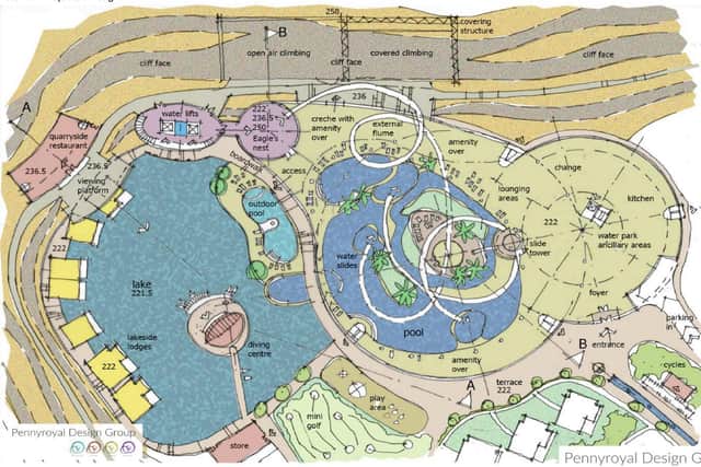 How the waterpark might look. Image from Pennyroyal Design Group.