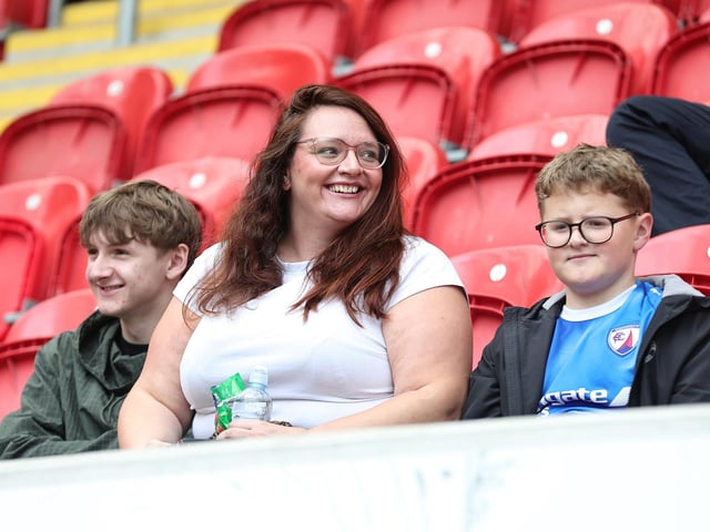 Chesterfield supporters at the New York Stadium