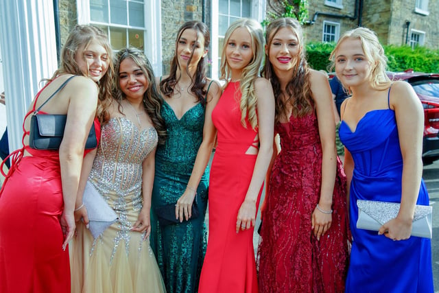 Students pulled out all the stops with their outfits for the Outwood Academy Newbold prom night