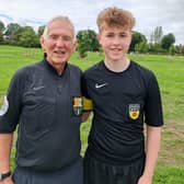 Dylan Jones (16) and Ralph Morton (84) were refereeing on adjoining pitches