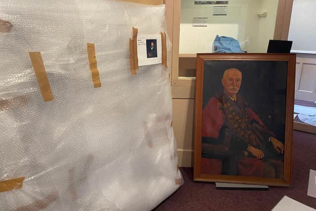 Chesterfield Museum is moving its collection into storage ahead of the renovation of Stephenson Memorial Hall