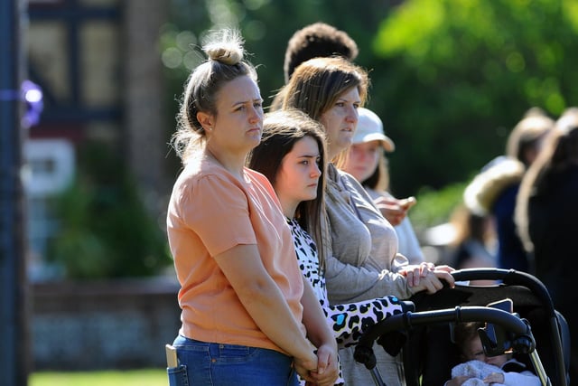 The funeral of Louise Smith took place on Friday, July 10, with a procession around Leigh Park and past Havant Academy. Picture: Sarah Standing (100720-5550)