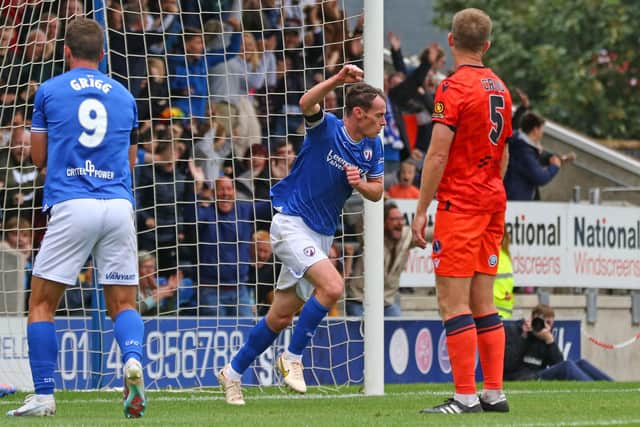 Chesterfield started the new season with a 4-3 win against Dorking Wanderers.
