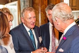 Rob Barlow meeting King Charles III