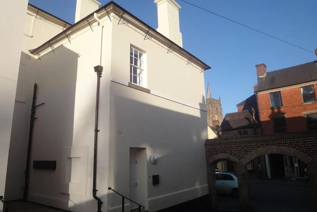 This one bedroom town house is valued at £160,000. It's also part of a Grade II listed building!