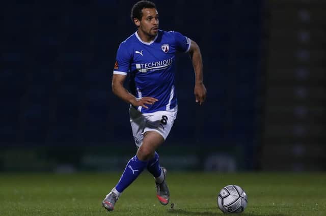Curtis Weston scored Chesterfield's late winner against Eastleigh.